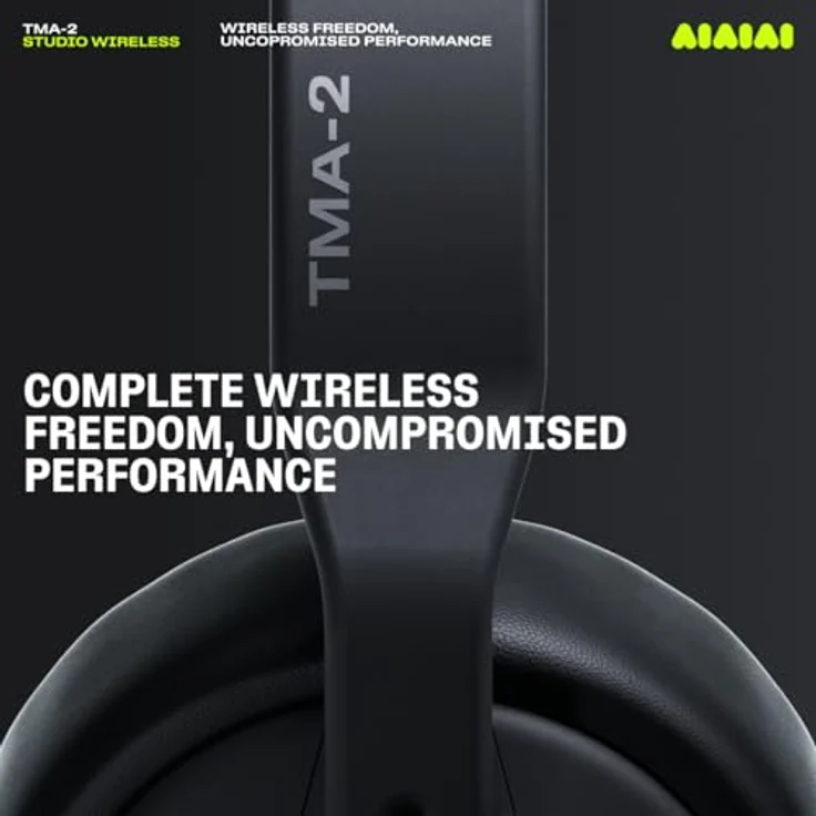 AIAIAI TMA-2 Studio Wireless, Professionelle Studio-Kopfhörer mit ultraniedriger Latenz, 20+ Std. Akkulaufzeit, Geräuschisolierung und Bluetooth-Funktion – Bild 3