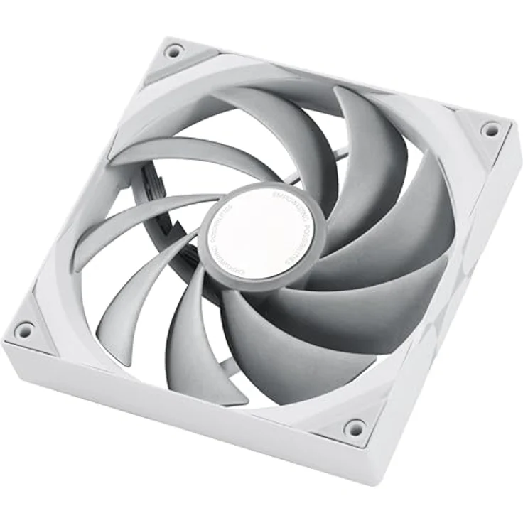TRYX ROTA Pro 140 PWM-Lüfter - 140mm, weiß, leistungsstarker 140-mm-PWM-Lüfter mit bis zu 1.650 U/min und Airflow von maximal 170,41 m³/h – Bild 1