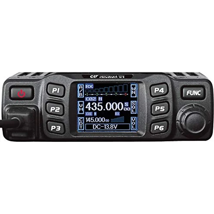 CRT Micron UV VHF/UHF Funkgerät, kompaktes Dualbandgerät für Amateurfunk, schwarz – Bild 2