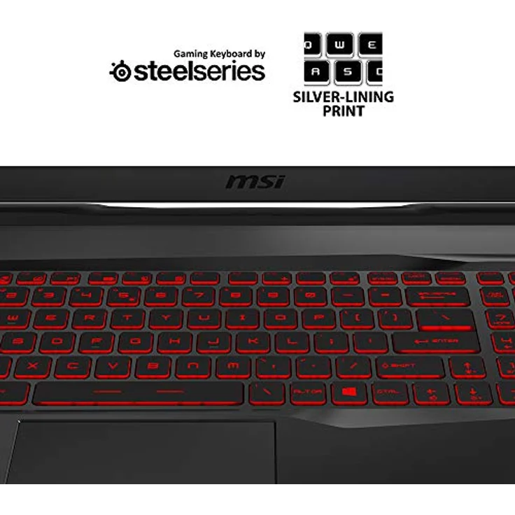 MSI GL75 10SFR-221 - Gaming-Laptop 17,3 Zoll (43,9 cm) Full HD, Intel Core i7-10750H, 16GB RAM, 512GB SSD + 1TB HDD, NVIDIA GeForce RTX 2070, Windows 10 Home 64-bit (GL75 10SFR-221) – Bild 6
