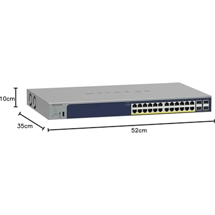 Netgear 28PT GE POE+ SMART SWITCH (28 Ports), Netzwerk Switch, Grau – Bild 8