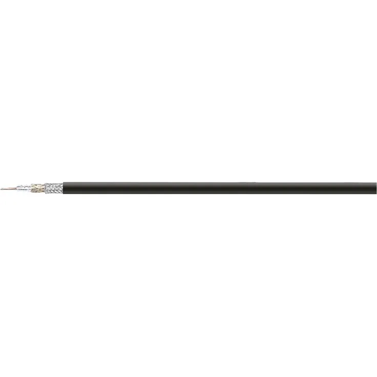 HELU 40006 Koaxialkabel RG71, 93Ω, schwarz, Außendurchmesser 6.20mm, 100m, für Hochfrequenz-Übertragung