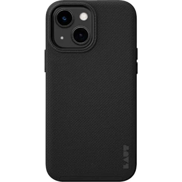 LAUT Shield Hülle für iPhone 15 (6.1") – 14ft Aufprallschutz, doppellagiger Schutz, kompatibel mit MagSafe, kratzfest, schwarz – Bild 1