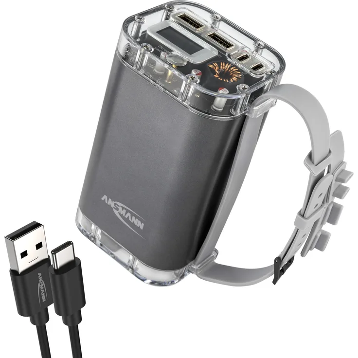 ANSMANN Waterproof Powerbank 40.000 mAh, 100W - IP67 wasser- und staubgeschützt