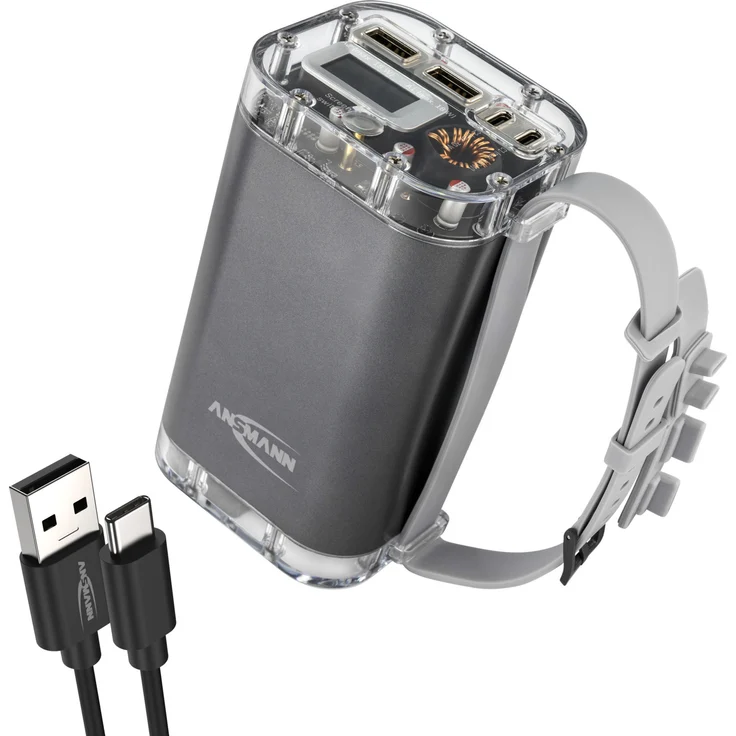 ANSMANN Waterproof Powerbank 40.000 mAh, 100W - IP67 wasser- und staubgeschützt