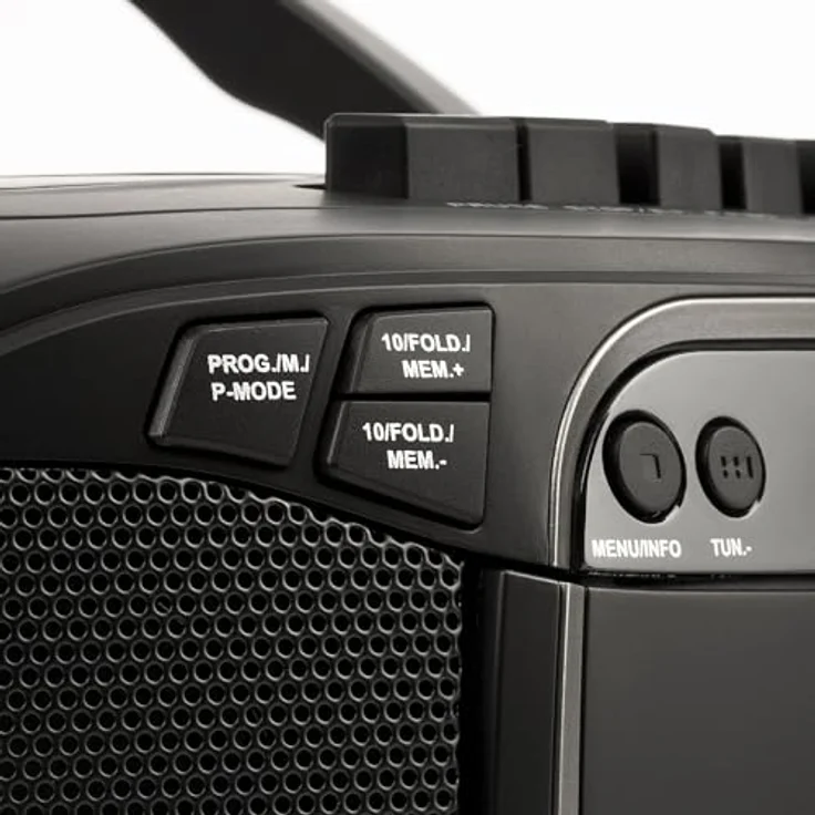 Trevi CMP 576 DAB Stereo tragbar mit Digitalempfänger DAB / DAB+ / FM mit RDS, Mp3, CD, USB, AUX-IN, Dot Matrix-Display, Speicherstationen – Bild 10