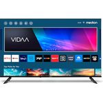 MEDION X15517 (MD 31642) 138,8 cm (55 Zoll) Fernseher (Smart-TV, 4K Ultra HD, HDR, VIDAA Store, Netflix, Prime Video, Disney+, DAZN, Paramount+, HbbTV, PVR, Bluetooth) in elegantem Schwarz