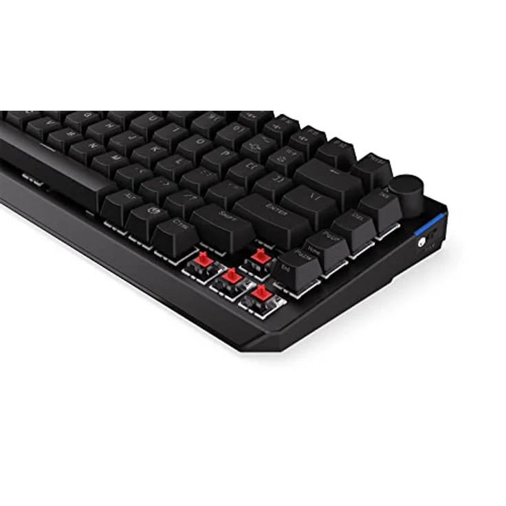 ENDORFY Thock 75% Wireless Red, 75% Wireless Mechanical Keyboard, QWERTY, Kailh Box Red switches, RGB, PBT keycaps | EY5A073, schwarz – Bild 4