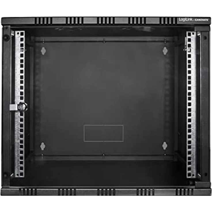 LogiLink W12A40B Wandschrank 12HE (400mm Tiefe), Flat Pack (unmontiert), 48,26 cm (19 Zoll) schwarz – Bild 5