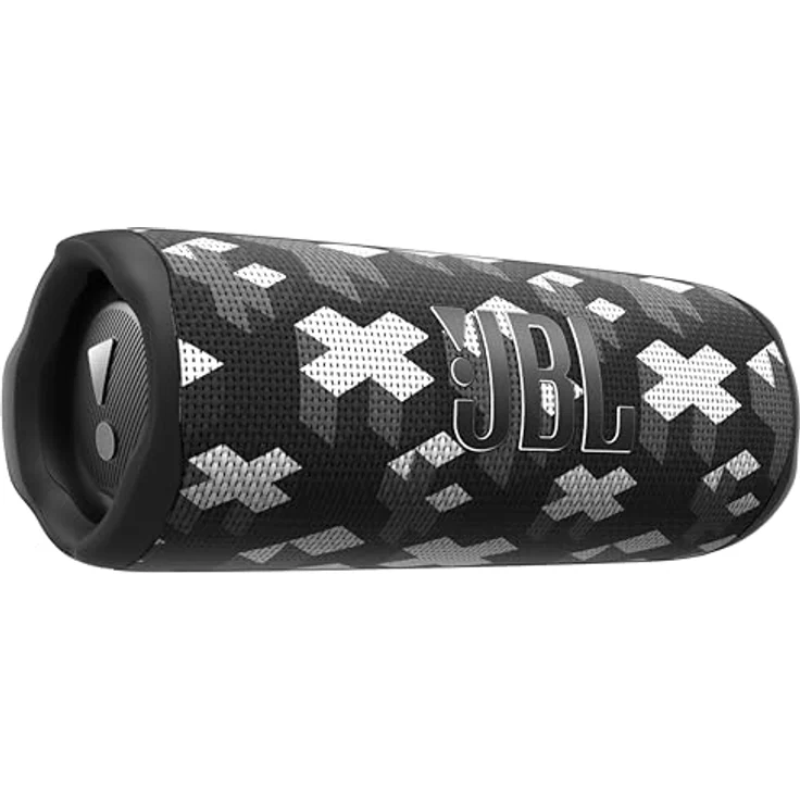 JBL x Martin Garrix Flip 6 Bluetooth Box in Cool Grey – Wasserdichter, tragbarer Lautsprecher mit 2-Wege-Lautsprechersystem für kraftvollen Sound – Bis zu 12 Stunden kabellos Musik abspielen – Bild 1