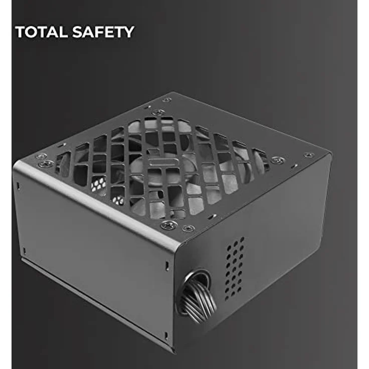 Tacens Anima APSIII500, Netzteil PC SFX 500W, SMD Technologie 85% Bronze 12V, Ultraleiser 9cm Lüfter, Schwarz – Bild 3