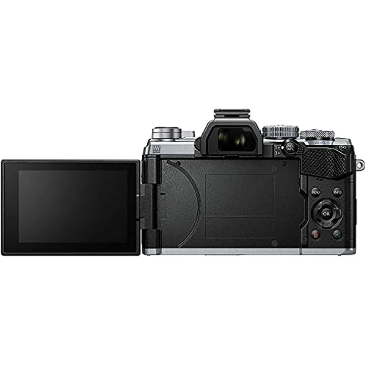 Olympus OM-D E-M5 Mark III Micro Four Thirds Systemkamera Gehäuse, 20 MP Sensor, 5-Achsen Bildstabilisator, leistungsstarker Autofokus, elektronischer OLED Sucher, 4K-Video, WLAN, Bluetooth, silber – Bild 6