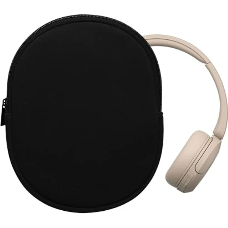kwmobile Neopren Tasche für Sony WH-CH520 / WH-CH510 - Robuste Schutzhülle in Schwarz – Bild 1