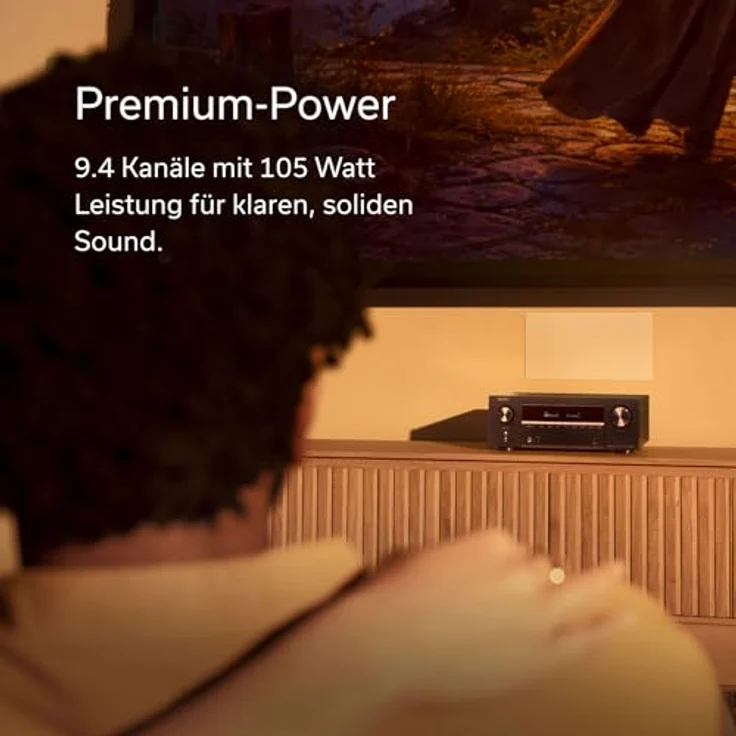 Denon AVC-X3900H 4K/8K 9.4-Kanal AV-Verstärker, 105 Watt, Dolby Atmos, HEOS Multiroom Technologie – Bild 4