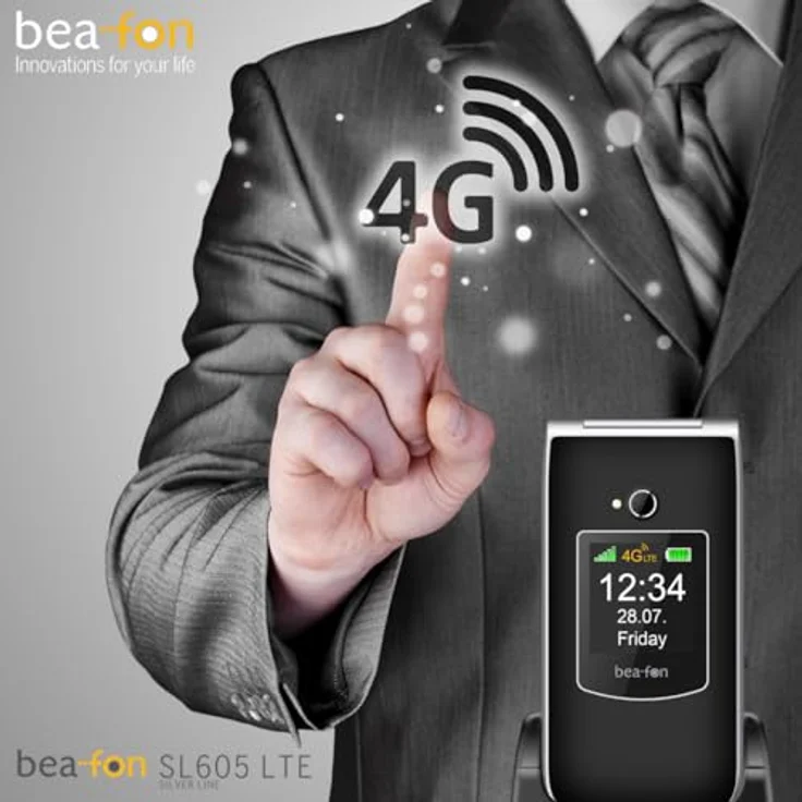 Beafon SL605 LTE, Handy ohne Vertrag mit 2.4" TFT-Display, 4G, Bluetooth, schwarz – Bild 3