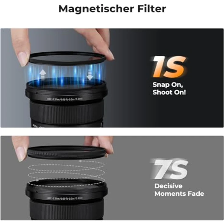 K&F Concept Nano X-Serie 82mm Magnetischer CPL Filter, Zirkular-Polfilter mit 28 Multi-Layer-Beschichtungen, Ultra Slim und optischem Glas – Bild 4