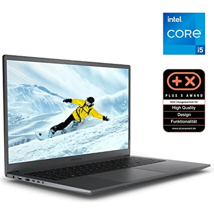 MEDION P17615 43,9 cm (17,3 Zoll 100% sRGB) Full HD Laptop (Intel Core i5-12500H, 512GB SSD, 8GB DDR4 RAM, GeForce MX550, Webcam, Win 11 Home) - Leistungsstarkes Notebook mit Intel Core i5-12500H, 512GB SSD, GeForce MX550 (schwarz) – Bild 2