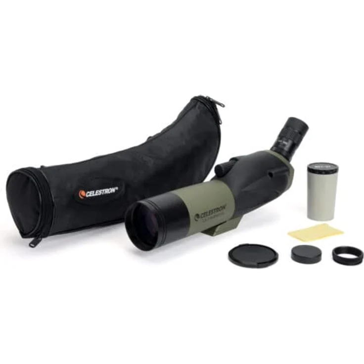 Celestron Ultima 65, Refraktor-Teleskop für Naturbeobachtungen, 55x Vergrößerung, wasserfest, leicht mit 1,05 kg – Bild 5