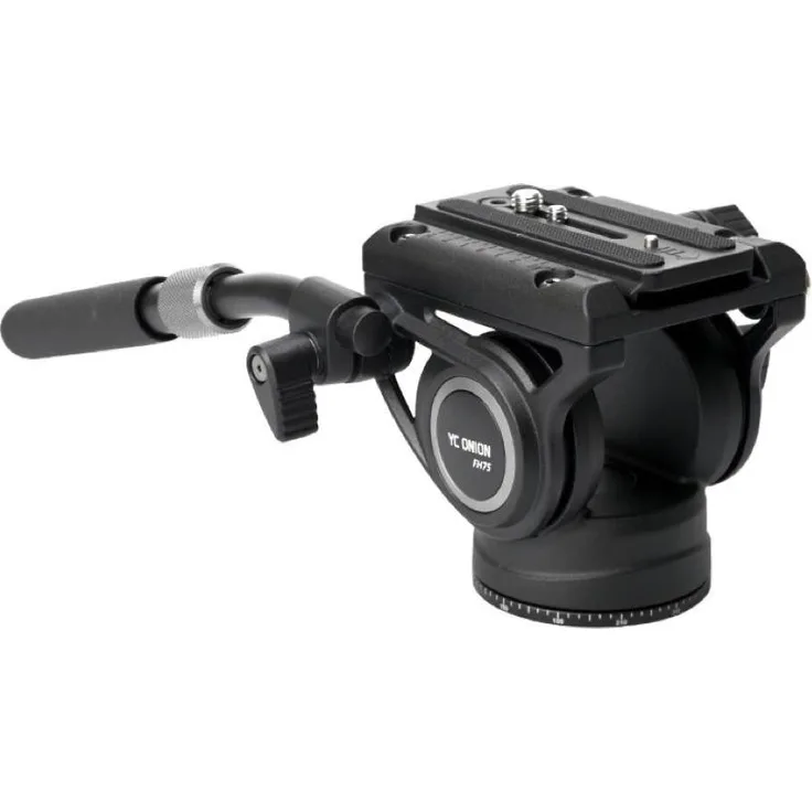 Yc onion FH75 Fluid Head, Stativkopf mit präziser Fluid-Technologie für professionelle Fotografie und Videografie