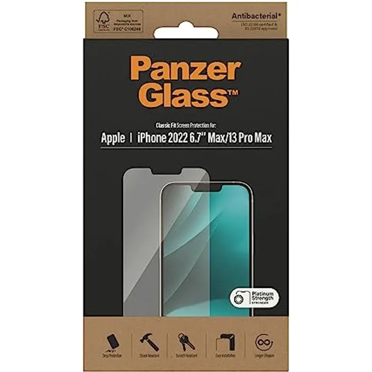 Panzer Glass PanzerGlass 2769 Displayschutzglas Passend für Handy-Modell: iPhone 14 Plus, iPhone 13 Pro Max 1St. in Transparent