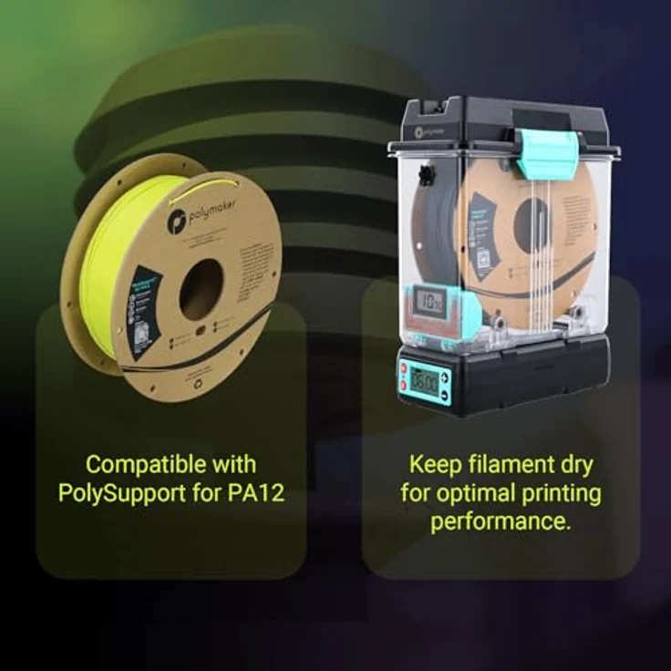 Polymaker Fiberon™ ASA-CF08, 3D Filament mit 8% Carbonfaser, hitzebeständig bis 103 °C, grau, 500 g – Bild 8
