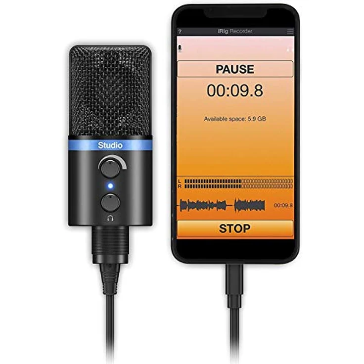 IK Multimedia iRig Mic Studio Mikrofon schwarz – Bild 2