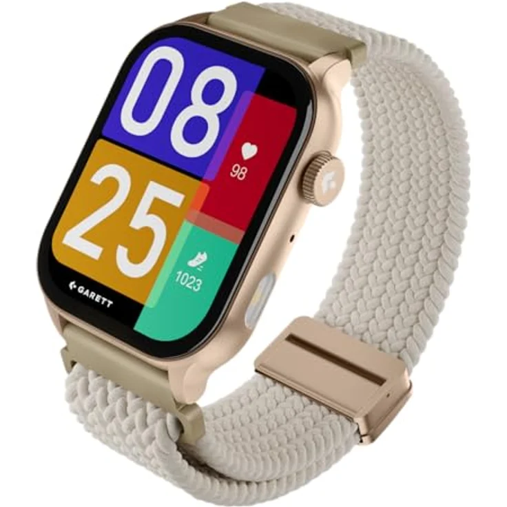Garett GRC Activity 3, Smartwatch für Herren und Frauen, Beige – Bild 1