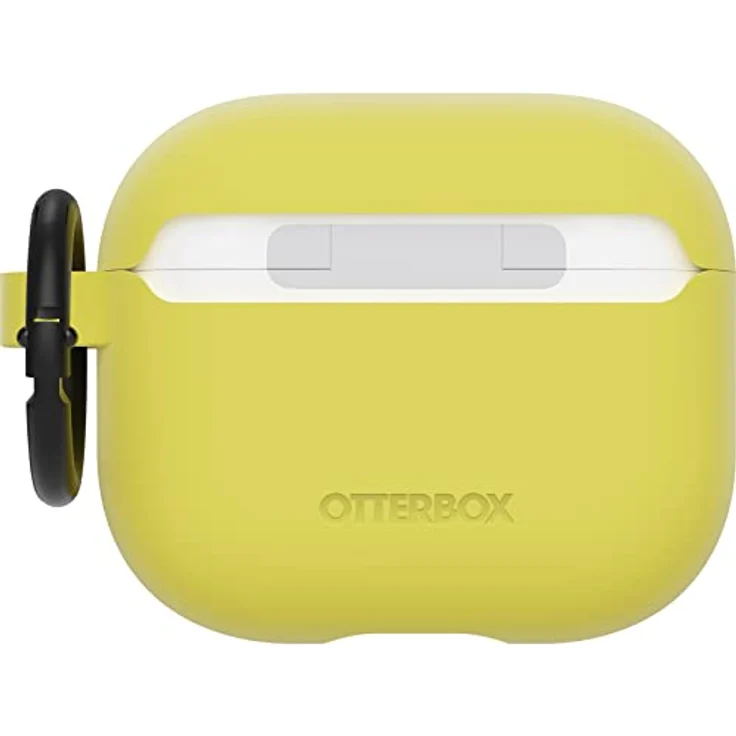 OtterBox Soft Touch Kopfhörer Hülle für AirPods 3. Gen 2021, Gelb - Stoßfeste, Sturzsichere, Ultraflache Schutzhülle mit Kratz- und Abriebfestigkeit, inklusive Karabiner – Bild 3