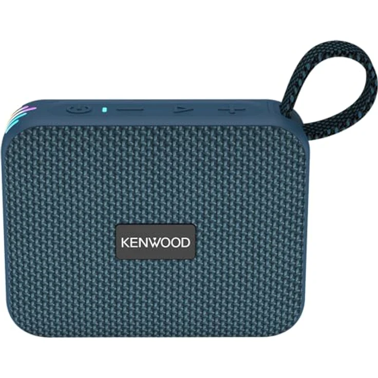 Kenwood AS-60BT-A, Tragbarer Bluetooth Mono-Lautsprecher, wasserdicht, 5 W, blau, bis zu 8,5 Stunden Akkulaufzeit – Bild 2
