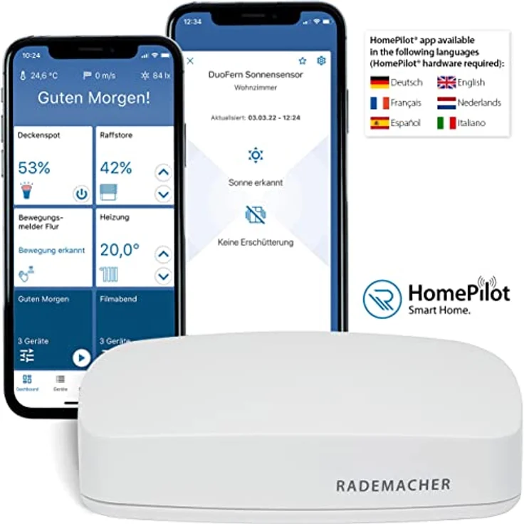 Rademacher DuoFern Sonnensensor 9478-1 Erschütterungssensor  – Bild 6