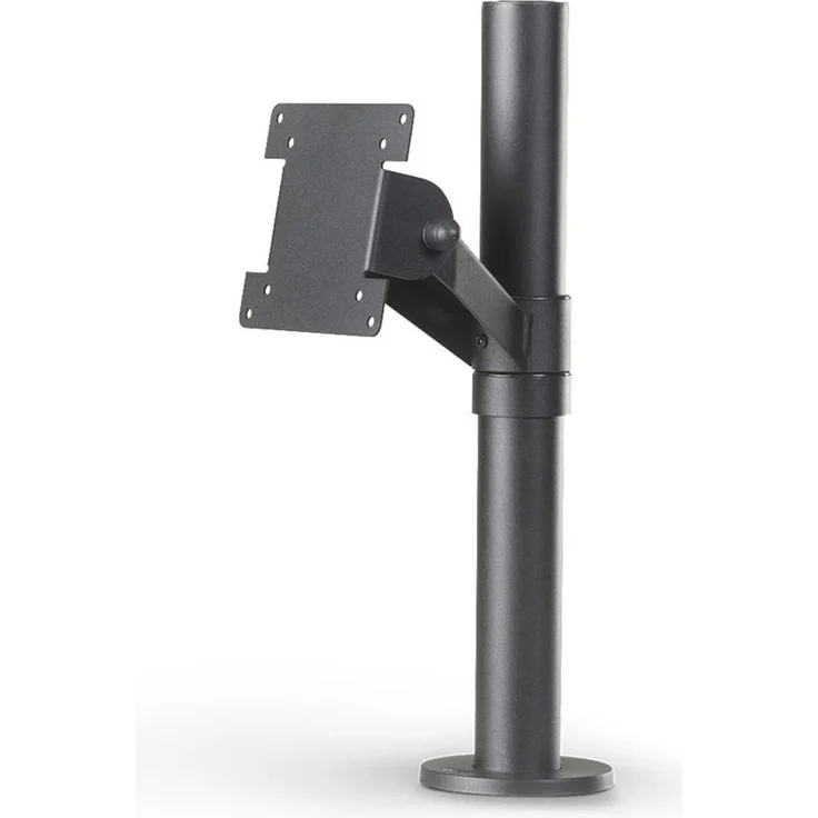 Ergonomic Solutions SPV1101-FX-02, Monitor Halterung mit VESA 75x100 mm, Schwarz, dreh- und neigbar für ergonomische Bildschirmpositionierung