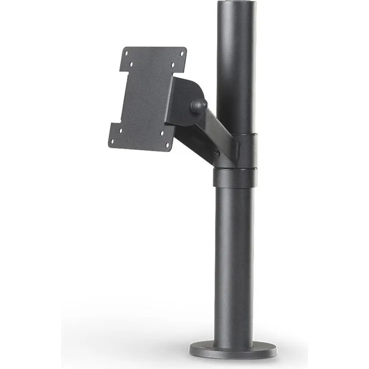 Ergonomic Solutions SPV1101-FX-02, Monitor Halterung mit VESA 75x100 mm, Schwarz, dreh- und neigbar für ergonomische Bildschirmpositionierung