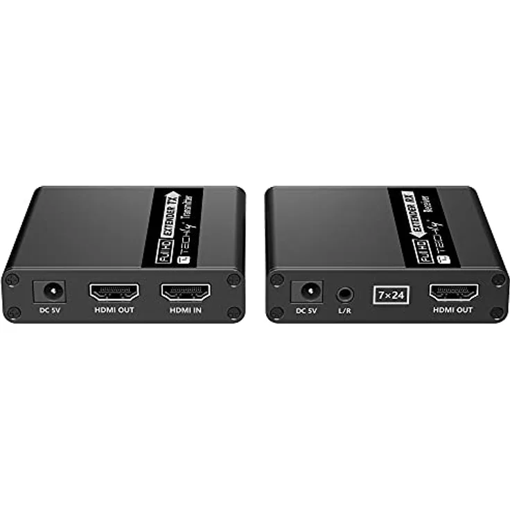 TECHLY Extensor HDMI 1080P REAL TIME CAT6/6A/7 UP 70M EDID IR