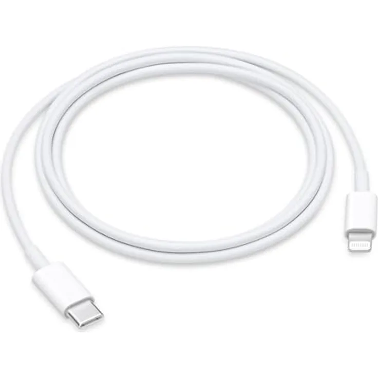 APPLE USB‑C auf Lightning Kabel, 1 m, weiß, für einfache und zuverlässige Verbindung von Apple-Geräten