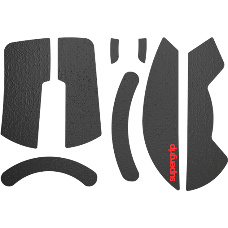 Pulsar Supergrip Grip Tape für Razer Deathadder V3 Pro, rutschfestes, schweißabsorbierendes Material, ultradünn 0,5 mm, präzise vorgeschnitten, rückstandsfrei klebend – Bild 5