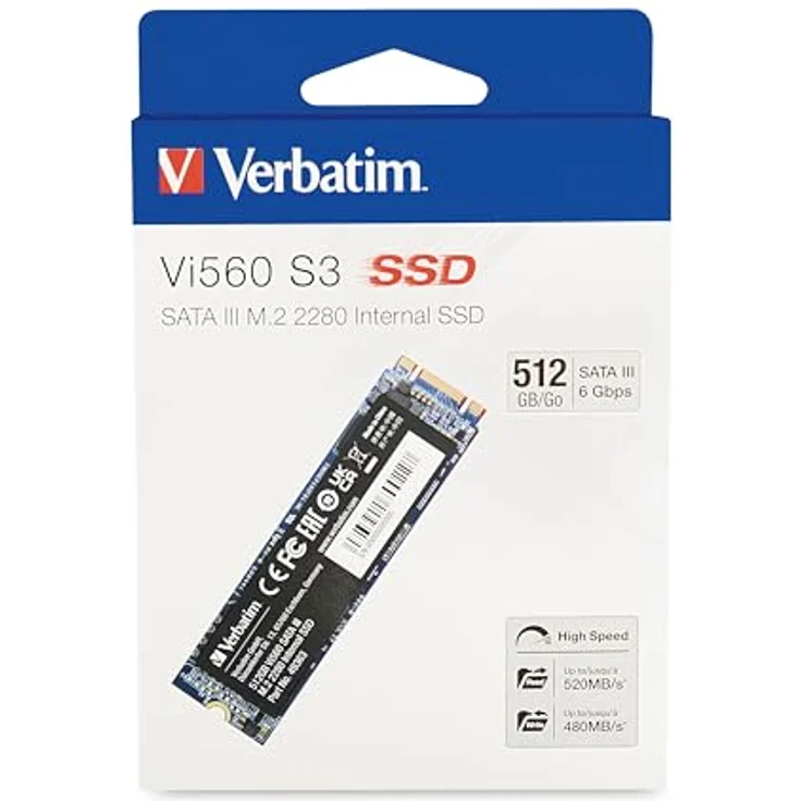 Verbatim Vi560 S3 - Solid-State-Disk - 512 GB - intern - M.2 2280 - SATA 6Gb/s – Bild 6