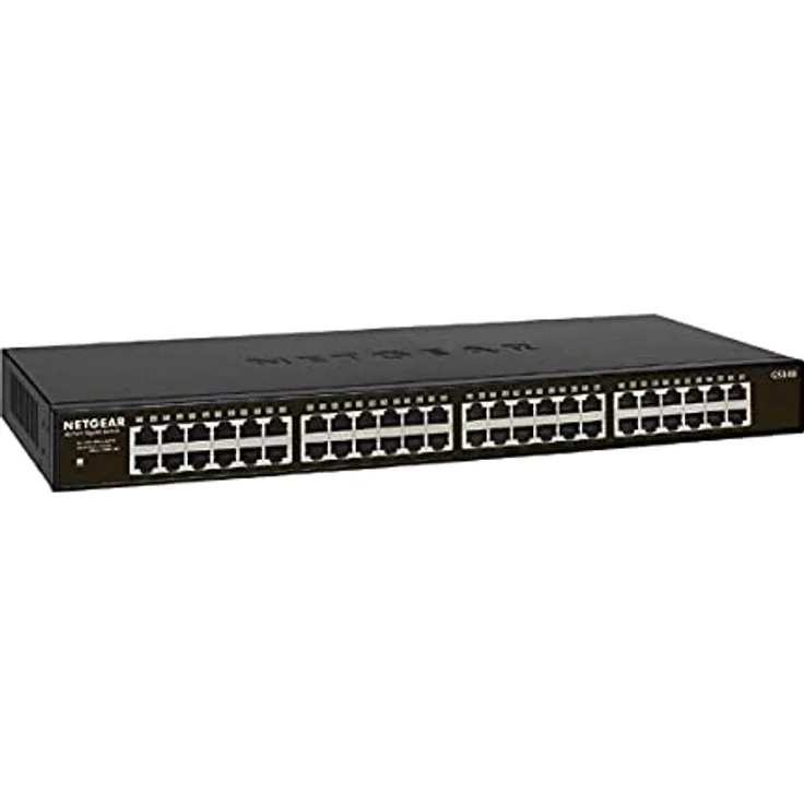 Netgear GS348 Switch 48 Port Switch Gigabit Ethernet (LAN Switch für Desktop- oder Rack-Montage, Plug-and-Play, energieeffizient, lüfterloses Gehäuse für leisen Betrieb) – Bild 6