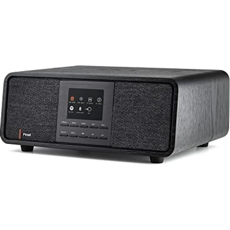 PINELL Supersound 501, Internetradio, Spotify Connect, DAB+ Tuner, Bluetooth 4.0, WLAN, AUX, Kopfhöreranschluss, 25 Watt & Subwoofer, Equalizer, Senderspeicher, Farbdisplay, Fernbedienung, schwarz