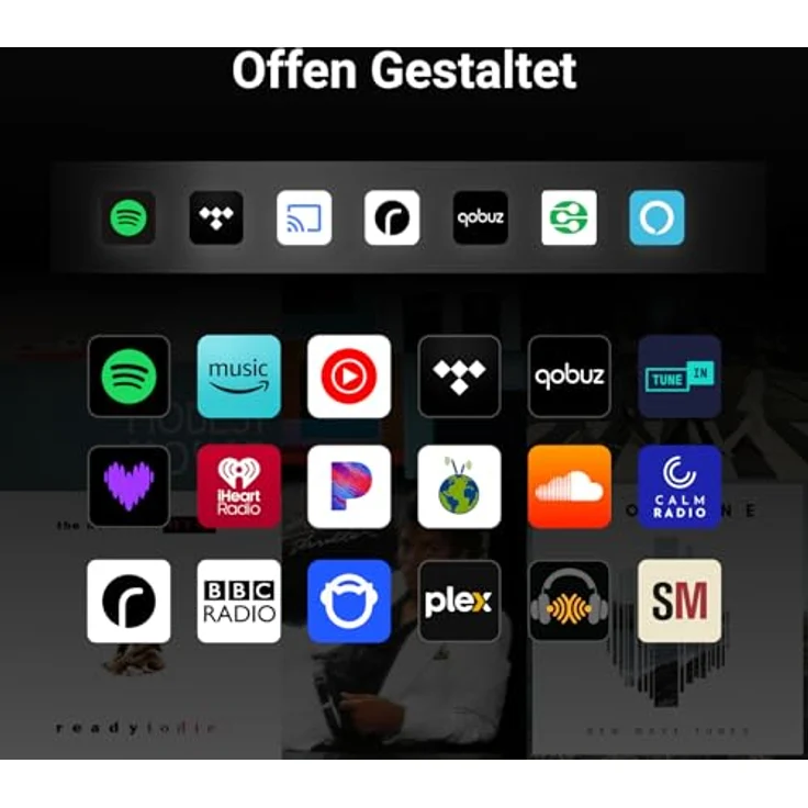 WIIM WiiM Sound, Streaming- & Netzwerkplayer mit 100 W klangstarkem Lautsprecher, weiß – Bild 5