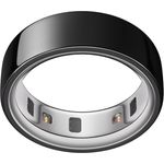 OURA Ring 4, Smart Fitness-Tracker mit Smart Sensing Technologie, Größe 15, Schwarz