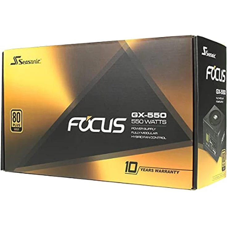 Seasonic FOCUS GX-550 Vollmodulares PC-Netzteil 80PLUS Gold 550 Watt – Bild 3