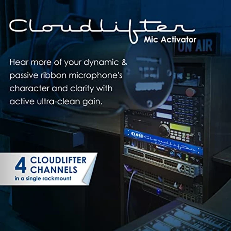 Cloud Microphones Cloudlifter CL-4 Mikrofonvorverstärker, Flexibel gestaltet, robust, hochwertige Abmessungen - Schwarz – Bild 3