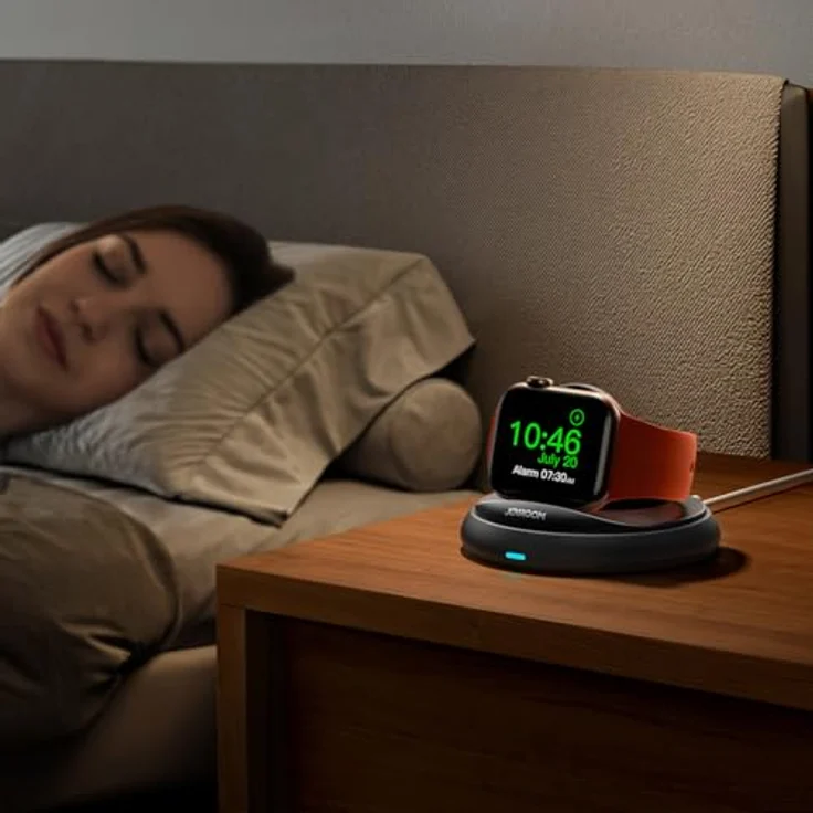 Joyroom JR-W12, kabelloses faltbares Ladegerät für Smartwatches, Schwarz – Bild 7