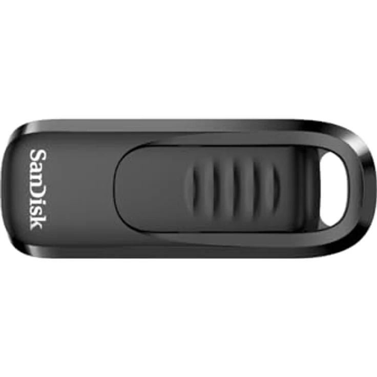 SanDisk Ultra® Slider USB-Type-C™-Laufwerk 64 GB (USB-Flash-Laufwerk, einziehbarer Anschluss, USB 3.2 Gen 1, bis zu 300 MB/s) Schwarz – Bild 3