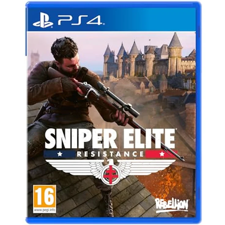 Fireshine Games Sniper Elite: Resistance [PEGI] (100% Uncut) (Deutsch spielbar) (PS4) - Uncut Edition mit viszeralen X-Ray-Kill-Cam und authentischen WWII-Waffen – Bild 1