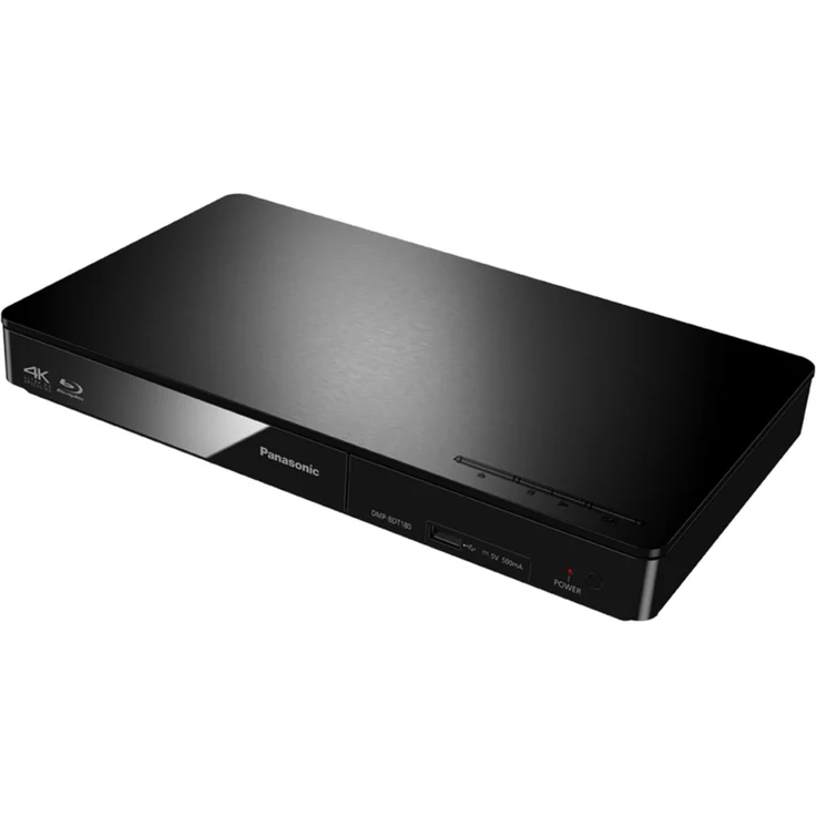 Panasonic DMP-BDT184EG 3D Blu-ray Player (4K Upscaling, DLNA, VoD, HDMI-Steuerung, USB, MKV-Playback) schwarz – Bild 2