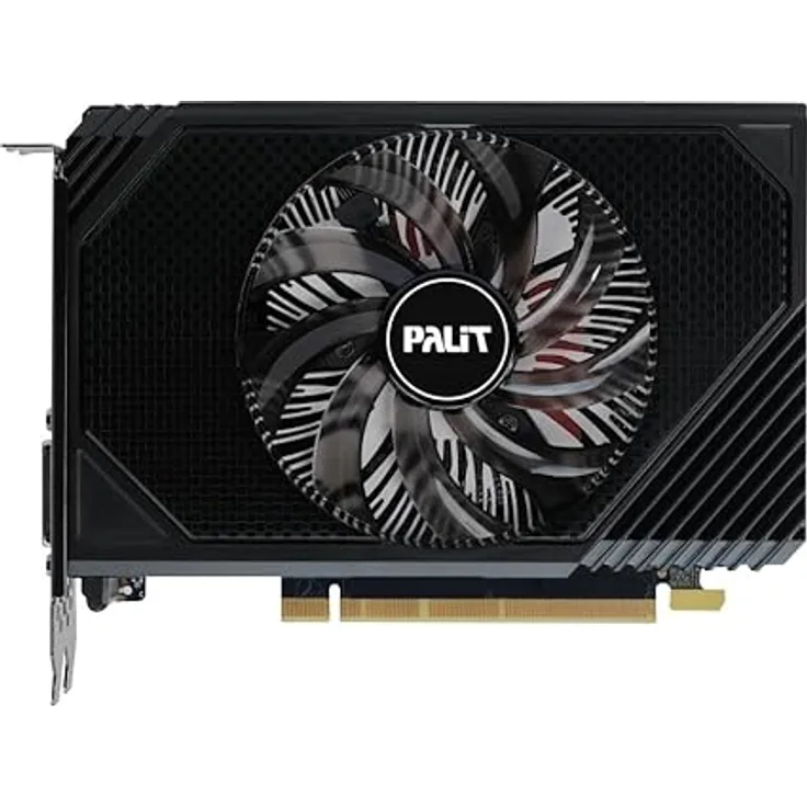 Palit GeForce RTX 3050 StormX, 6GB GDDR6 Grafikkarte mit aktiver Kühlung und PCIe 4.0