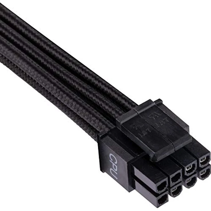 Corsair Premium Sleeved Netzteil EPS12V-ATX12V-Kabel Typ4 (Generation 4-Serie) Schwarz – Bild 2