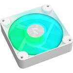 APNX FP1-120 White Performance ARGB-Lüfter, 120 mm, 30 mm Rahmenbreite, PWM 500-1600 U/min, hoher Luftstrom, Hydrauliklager, dickes stoßdämpfendes Pad, für PC-Gehäuse, Flüssigkeits- und Luftkühler