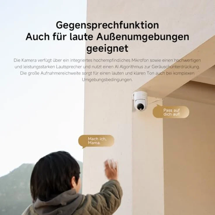 XIAOMI Smart Camera CW300 (CW300), IP-Sicherheitskamera mit 2560 x 1440 Pixeln, Nachtsicht und 2-Wege-Audiosystem – Bild 12